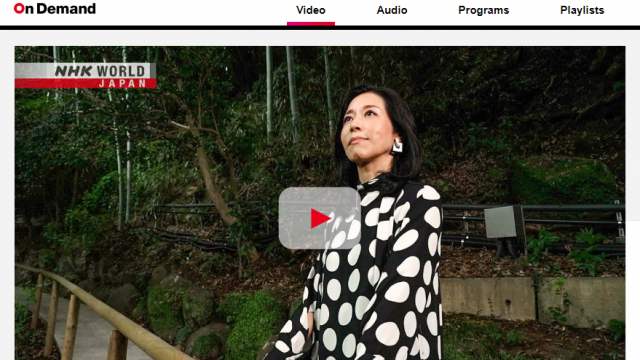 “Direct Talk” broadcasts on-demand video on NHK World’s website