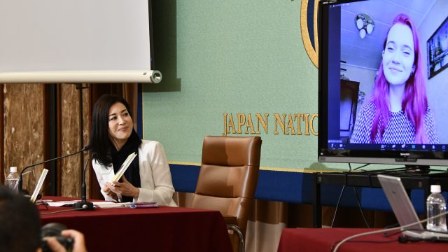 『ウクライナ、地下壕から届いた俳句』出版記者会見が行われました